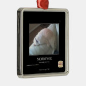 朝 メタルオーナメント (右)