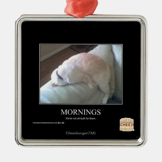 朝 メタルオーナメント (正面)