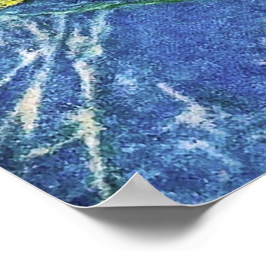 朝(春)、by Maxfield Parrish ポスター (角)