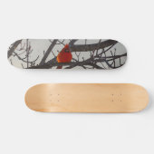 朝（鳥）ショウジョウコウカンチョウ スケートボード (横)