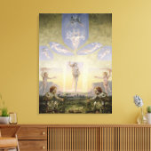 朝， c.1808-9 キャンバスプリント (インサイチュ (リビング))