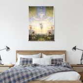 朝， c.1808-9 キャンバスプリント (インサイチュ (寝室))