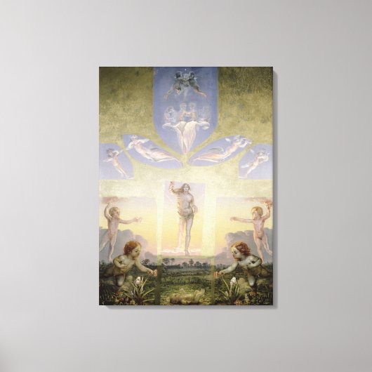 朝， c.1808-9 キャンバスプリント (正面)