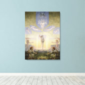 朝， c.1808-9 キャンバスプリント (インサイチュ (ウッドフロア))