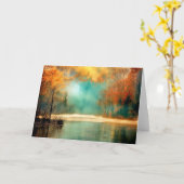 朝Comin カード (黄色い花)