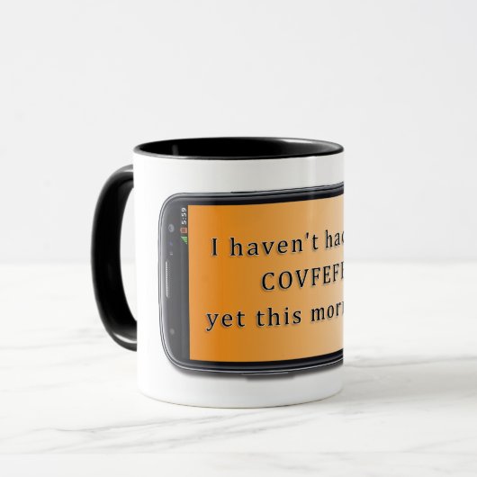 朝Covfefe マグカップ (正面左)