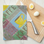 朝Kaffe キッチンタオル (四つ折り)