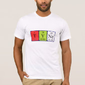 期別テーブル名のシャツのタイプ Tシャツ (正面)