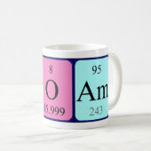 期別テーブル名のmag コーヒーマグカップ (正面右)