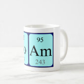 期別テーブル名のmag コーヒーマグカップ (正面右)