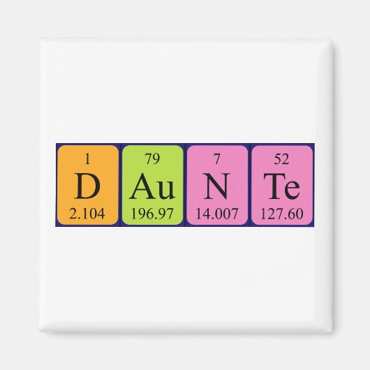 期別テーブル名マグネット マグネット (正面)