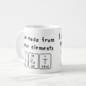 期別テーブル名magのグラフ コーヒーマグカップ (正面左)