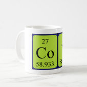 期別テーブル名magのコピー コーヒーマグカップ (正面左)