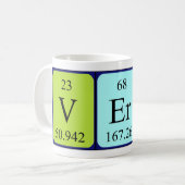 期別表の名前mag コーヒーマグカップ (正面左)