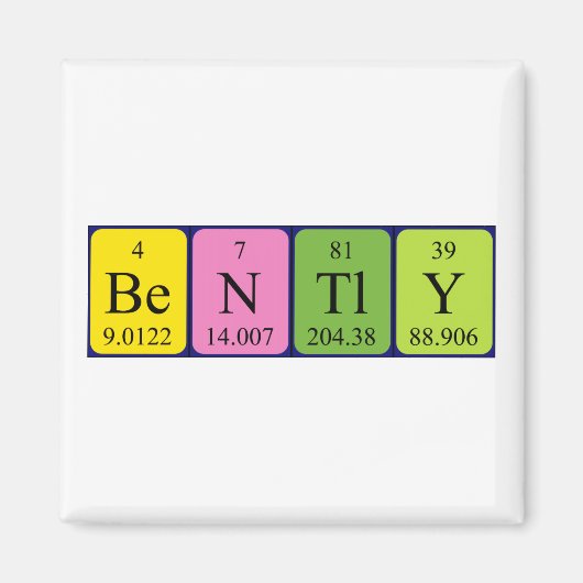 期別表名磁石 マグネット (正面)