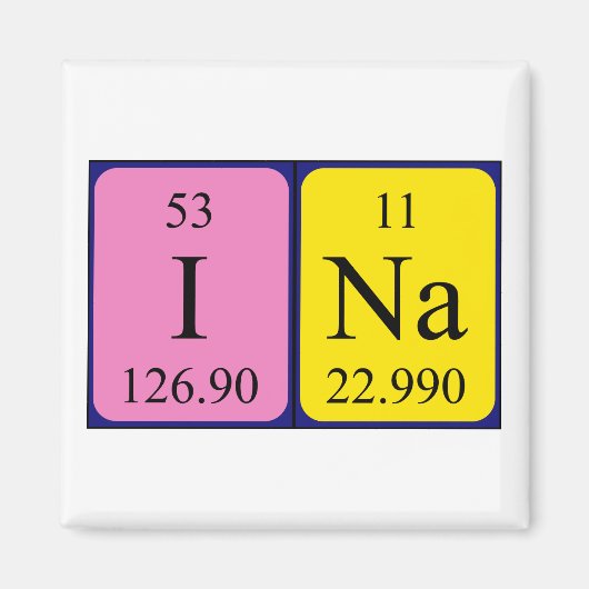 期別表名磁石 マグネット (正面)