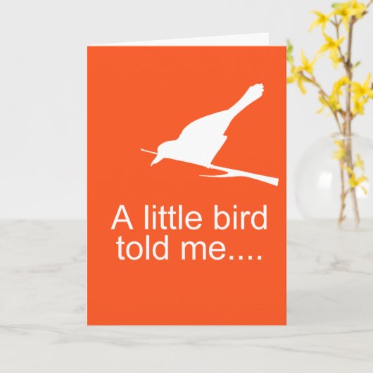 期待おもしろい カード (黄色い花)