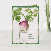 期待して下さい毎日奇跡を… ファインアートの挨拶状 カード (正面)