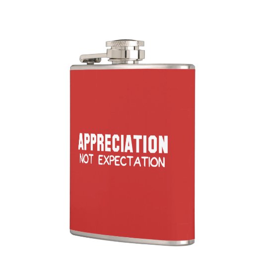 期待しない感謝 フラスク (左)
