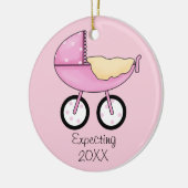 期待しますオーナメント(ピンク)を セラミックオーナメント (左)