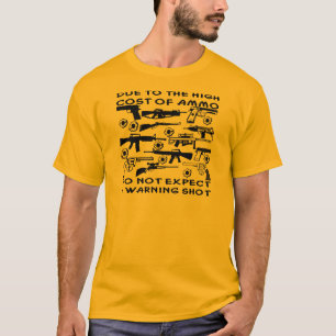 期待し警告ない Tシャツ