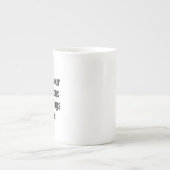 期待する専門マグカップ ボーンチャイナマグカップ (正面)