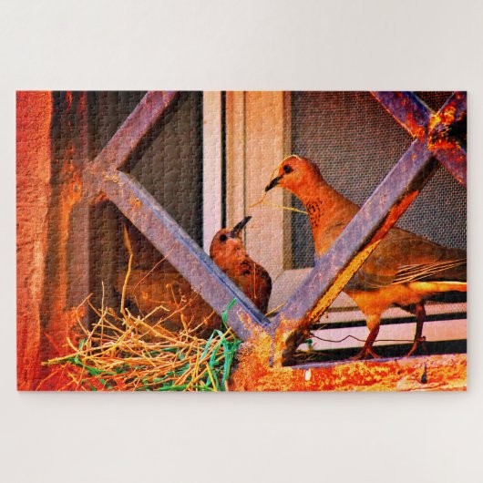 期待する親 ジグソーパズル (横)