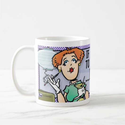 期待に応える コーヒーマグカップ (左)