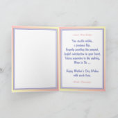 期待の夢 – 母の日お母さん カード (内部)