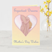 期待の夢 – 母の日お母さん カード (黄色い花)