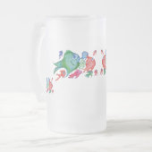 期待の魚たち フロストグラスビールジョッキ (正面左)