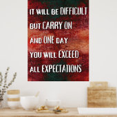 期待を上回る ポスター (キッチン)