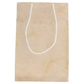 期待を裏切るなパーソナライズされた ミディアムペーパーバッグ (裏面)