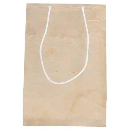 期待を裏切るなパーソナライズされた ミディアムペーパーバッグ (裏面)