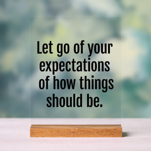 期待アクリル記号 アクリルサイン (ニュートラル)