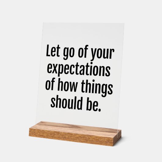 期待アクリル記号 アクリルサイン (傾斜)