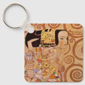 期待クリムトヴィンテージビクトリアンアールヌーボー キーホルダー (正面)