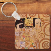 期待クリムトヴィンテージビクトリアンアールヌーボー キーホルダー (正面)