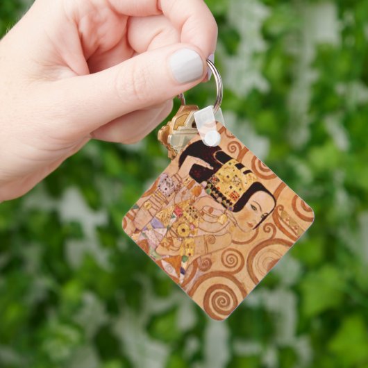 期待クリムトヴィンテージビクトリアンアールヌーボー キーホルダー (手)