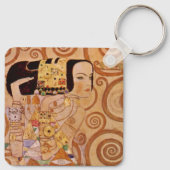 期待クリムトヴィンテージビクトリアンアールヌーボー キーホルダー (裏面)