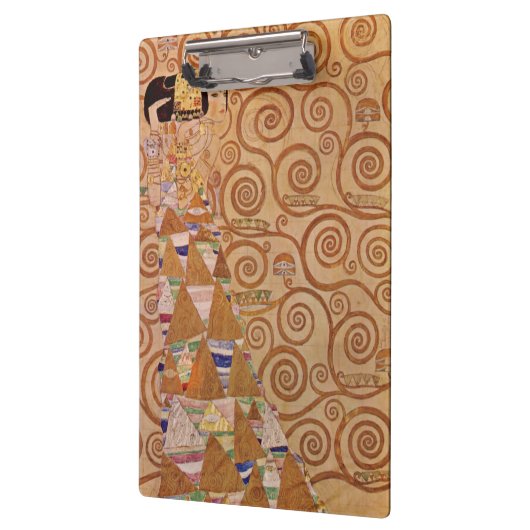 期待クリムトヴィンテージビクトリアンアールヌーボー クリップボード (左)