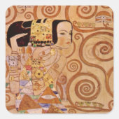 期待クリムトヴィンテージビクトリアンアールヌーボー スクエアシール (正面)