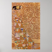 期待クリムトヴィンテージビクトリアンアールヌーボー ポスター (正面)