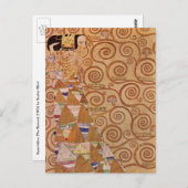 期待クリムトヴィンテージビクトリアンアールヌーボー ポストカード (正面/裏面)