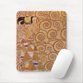 期待クリムトヴィンテージビクトリアンアールヌーボー マウスパッド (マウス)