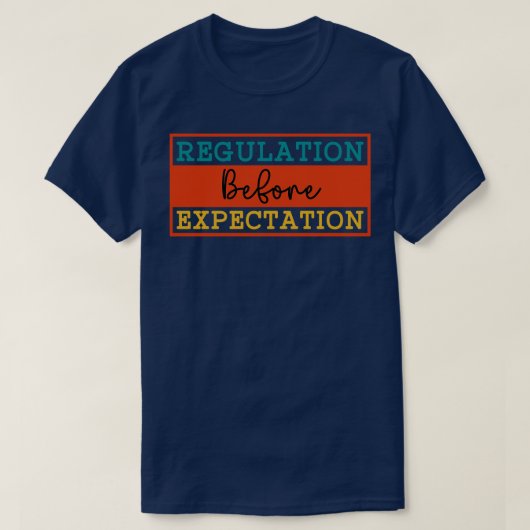 期待前の規制 Tシャツ (デザイン正面)