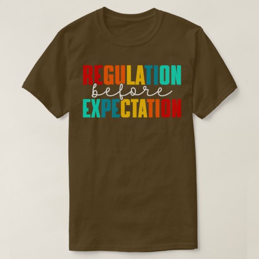 期待前の規制 Tシャツ (デザイン正面)