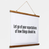 期待木材トップウォールタペストリー 吊り下げ型タペストリー (傾斜あり)