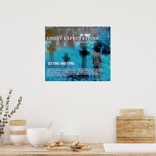 期待素晴らしの設定とトーン ポスター (キッチン)