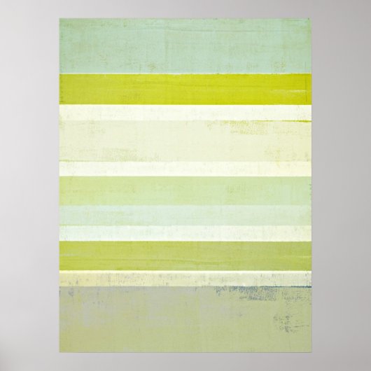 「期待」グレーとブラウンの抽象芸術アート ポスター (正面)